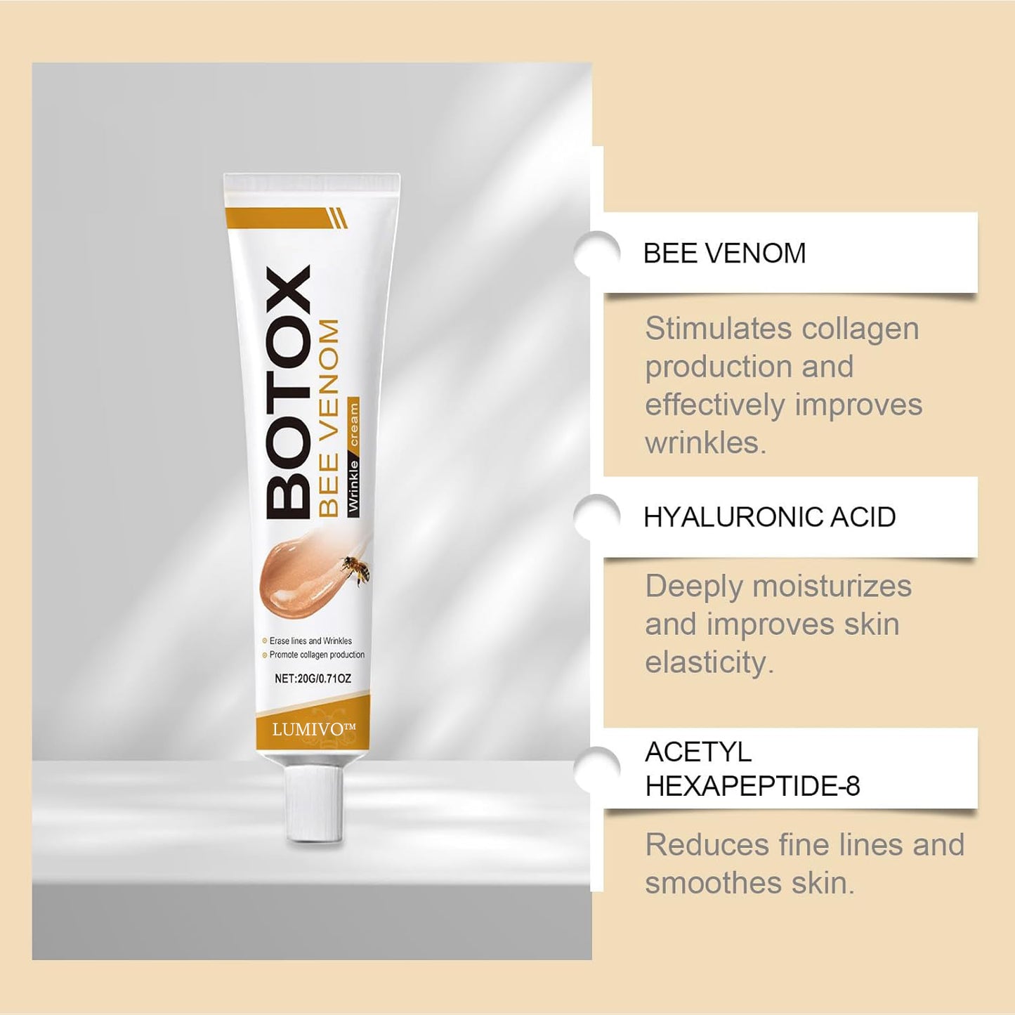 Botox Bee Venom Wrinkle Removal Cream